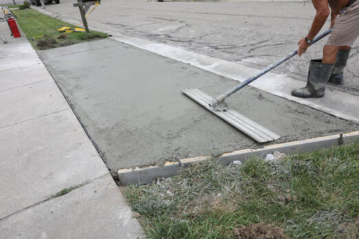 repairing concrete driveway